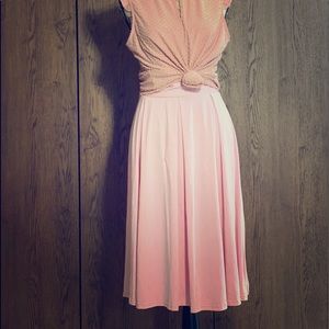 New light pink Midi skirt